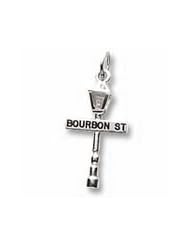 Rembrandt Charms Bourbon St Lamp Post Charm