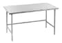 Advance Tabco 14-Gauge Stainless Steel Top - Flat Top w/ Open Base - Model TSS-306