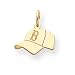 14K Boston Red Sox Sm Baseball Cap W/B Charm