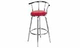 RED REVOLVING BAR STOOL