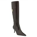 Circa 'Sandrine' Leather Dress Boot (Black)