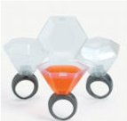 12 Wedding Ring Shot Glasses