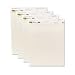 Easel Pad,Self-stick,Plain,30 Sheets,25 quot;x30 quot;,4/CT,White