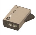 Revolve Compact Universal Ac Charger/Battery Backup W/ Dynamo Squeeze Power Generator