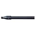 UNISAN Fiberglass Broom Handle, Nylon Plastic Threaded End, 1 Dia. x 60 Long, Black