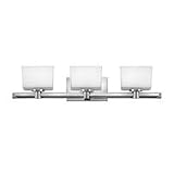 Hinkley Lighting 5023CM Light Vanity - Chrome Taylor (3 x 40 Watt) Contemporary Transitional Lights