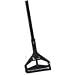 Carlisle 3696800 Flo-Pac Quick Change Vinyl Coated Metal Handle with Plastic Head, 1" Diameter x 60" Length