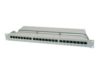 Digitus DN-91624S Netzwerk Patch Panel 48,3 cm (19 Zoll), 24 Ports, CAT6 grau Preisvergleich