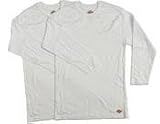 DICKIES 2 Count Medium White Long Sleeve Crew T-Shirt