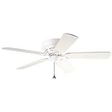 Monte Carlo 5BS52TW Builder Supreme Textured White Builder Ceiling Fan 52 Blade Span