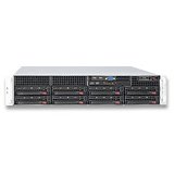 2U Rm Blk Xeon-dp 800MHZ 8XSATA DVD 750W 2PCIE8 Uio GBE2 Rps