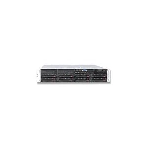 2U Rm Blk Xeon-dp 800MHZ 8XSATA DVD 750W 2PCIE8 Uio GBE2 Rps by 