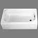 American Standard 0133.017 Huron, 4ft Recess Bathtub (Left Hand Outlet) - 0133.017
