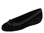 Magdesians Mary | Women's Dress Flat Shoes Black Suede / Black Patent