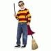 Halloween Crimson Wizard Costume Set Size 7-10 (pack Of 6) Pack of 6 pcs