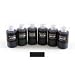 6 Premium BLACK Inkjet Ink Refill bottles (600ml)