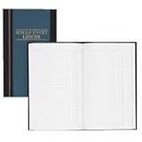 Wilson Jones S300 Line Accounting Journal, Single Entry Ledger, 11.75 x 7.25 Inches, 150 Pages (WS300-15SELA)