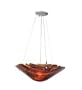Meyda 99643 Torta Fused Glass Inverted Pendant Fixture