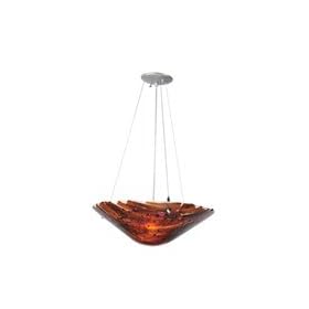 Meyda 99643 Torta Fused Glass Inverted Pendant Fixture