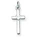 Sterling Silver Cross Pendant with 20 Inch Sterling Silver Chain