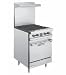 24 in Value Series Restaurant Range, 4 Burners, Space Saver Oven, LP