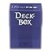 Ultra Pro Deck Box (Blue) Includes 50 Pack of Standard Size Deck Protector Sleeves