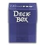 Ultra Pro Deck Box (Blue) Includes 50 Pack of Standard Size Deck Protector Sleeves