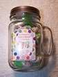 Blessed Gospel 113716 Candy-Bottomless Buddy Beans Crowning Glory - 8 oz. Handled Mason Jar