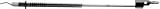 Pomona Test Probe, SMD Micro- Tip, Blk, Stainless Steel Pt.