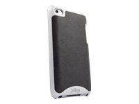 IFROGZ iPod Touch 4 Fusion Case - Schwarz/Silber aus Polykarbonat SnapIn Technologie Leder Preisvergleich