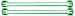 Mod Kit, Dual Cold Cathode Fluorescent Tube, Green, 4