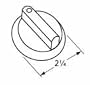 Music City Metals 00207 Plastic Control Knob Replacement for Select Gas Grill Models