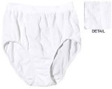 Barely There Microfiber Damask Brief