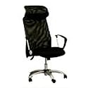 Baxton Studio Baxton Studio Black Net Fabric Office Chair