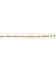 2.3mm Round Wheat Chain 30"