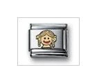 Girl Mix Classic Enamel, Italian Charm by Nomination Charms