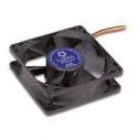 Ultra Products ULT31753 80mm Glossy Fan - Black (3 Pack)