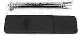 Tire Gauge with Embossed Leather Pouch