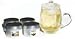Sun's Tea High Quality Green Tea Set (120 cups) with glass tea mug/infuser