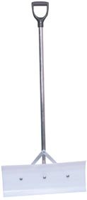 Heavy Duty Poly Scraper - Metal Handle with D-Grip