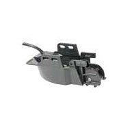 Plastic Transom Mount 200/50 kHz 14/45 Degree Transducer w/ Depth and Temp, and Speed