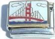 Clearly Charming Bridge Italian Charm Bracelet Link