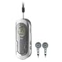 Coby CX-9 Mini Digital AM/FM Pocket Radio with Neck Strap, Black