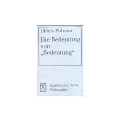 Die Bedeutung von "Bedeutung"