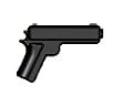 M1911 .45 Handgun - LEGO Compatible Brickarms Weapon M1911 .45 Handgun - LEGO Compatible Brickarms Weapon