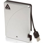 APRICORN 250GB AEGIS PORTABLE HDD USB 2.0 W/INTEGRATED USB CABLE (Retail)