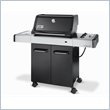 Weber Spirit E-320 Liquid Propane Gas Grill with Side Burner in Black Finish