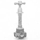 Tools & Hardware : Harrington Brass 3 Way Wall Diverter - 04-383 / 04-383-014 - colo/04-383