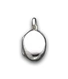 Sterling Silver Small Oval Domed Locket