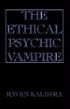 The Ethical Psychic Vampire